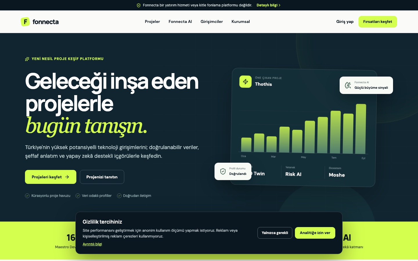 Fonnecta proje önizlemesi